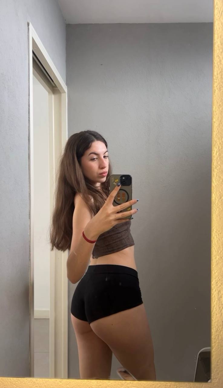 Amber in her underwear in Krakow